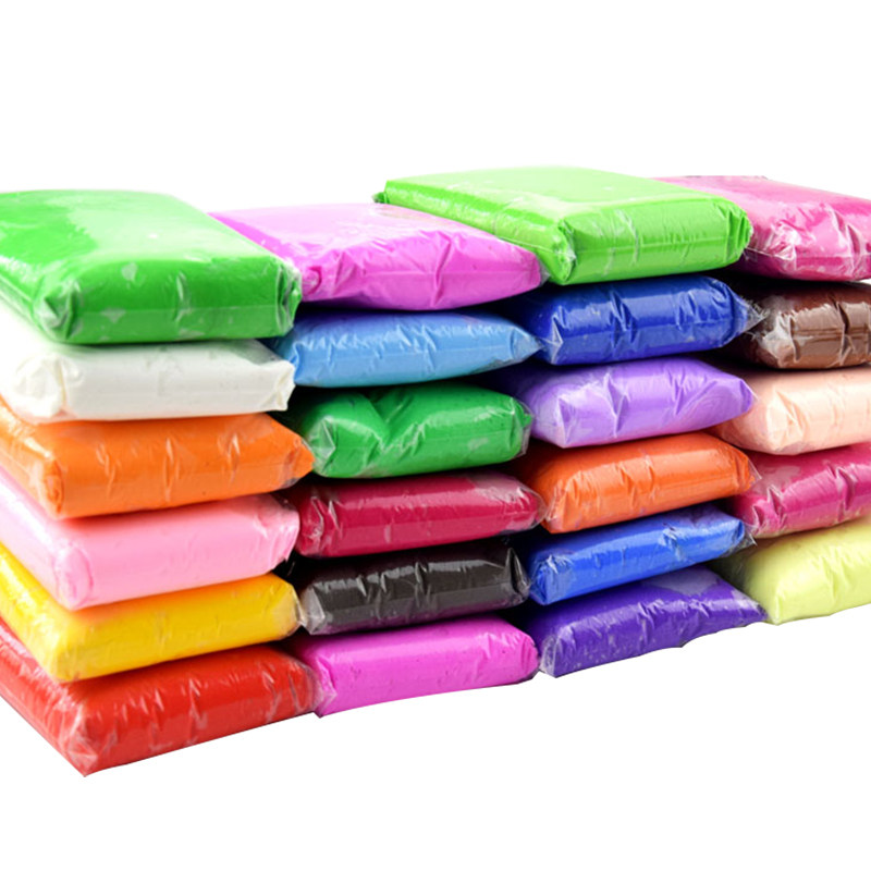 Children super light clay 24 color space color mud rubber mud paper clay 500 gr big bag demounted diy hand clay suit education training school wholesale factory direct marketing-Taobao