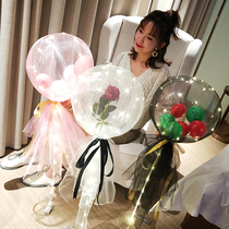 Balloon table floating road lead floating column bracket scene layout wedding room decoration proposal confession