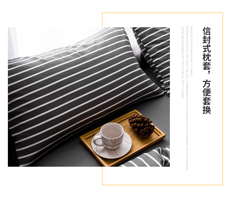 Bông bông trải giường gia đình bốn phong cách châu Âu và Mỹ ba mảnh dân mạng Bắc Âu đỏ nam tấm lắp chăn quilt - Bộ đồ giường bốn mảnh chăn ga gối đẹp