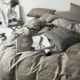 Ins gió nhỏ cotton tươi bộ đồ giường bốn bộ tấm người 3 ba bộ chăn đỏ Bắc Âu