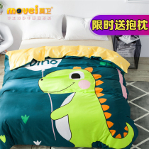Cartoon cotton quilt cover single piece 200x230 double cotton quilt cover 150x200 quilt cover childrens cute customization