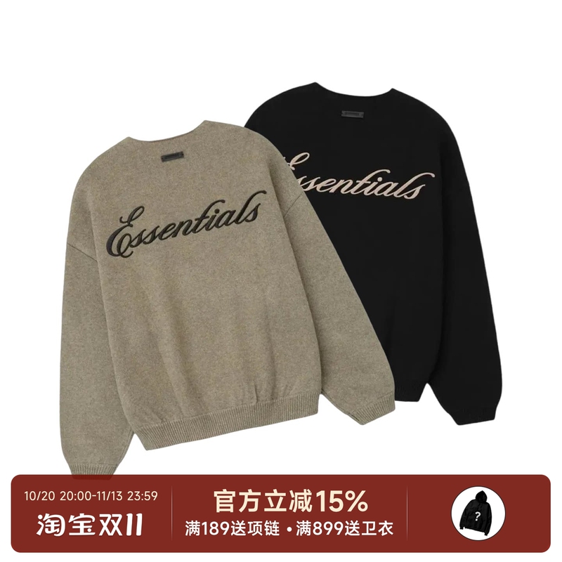 Authentic In-Stock Fear of God Essentials Fw25 Holiday Series Sweater Knitwear for Men Authentic In-Stock Fear of God Essentials Fw25 Holiday Series Sweater Knitwear for Men