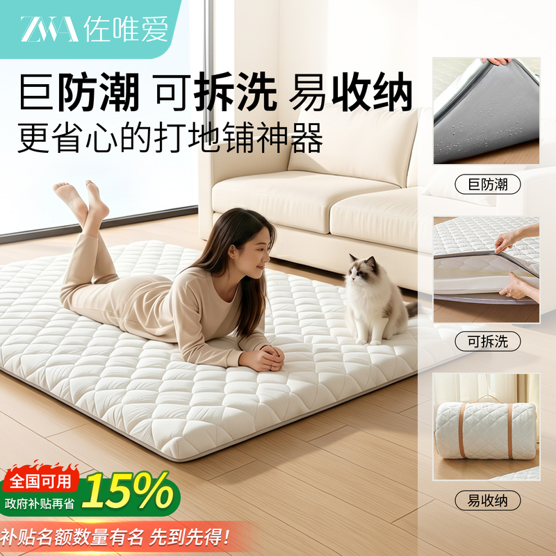 Moisture-Proof Floor Sleeping Mat, Foldable and Storable Mattress, Home Floor Sleeping Mat, Special Mat for Sleeping on the Floor, Tatami Moisture-Proof Floor Sleeping Mat, Foldable and Storable Mattress, Home Floor Sleeping Mat, Special Mat for Sleeping on the Floor, Tatami