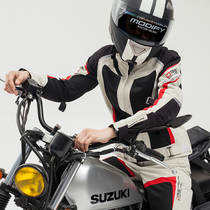 Doohan motorcycle suit summer mesh riding suit Women breathable motorcycle suit suit Long sleeve ventilated slim racing suit