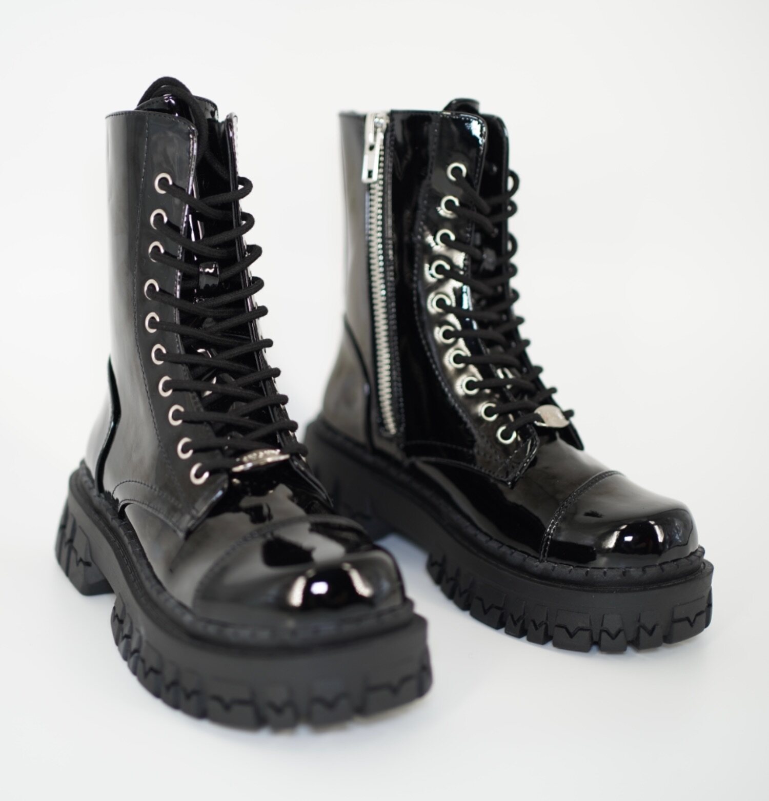 dollskill delias patent leather tire sole strap platform platform ankle boots ankle boots martin boots