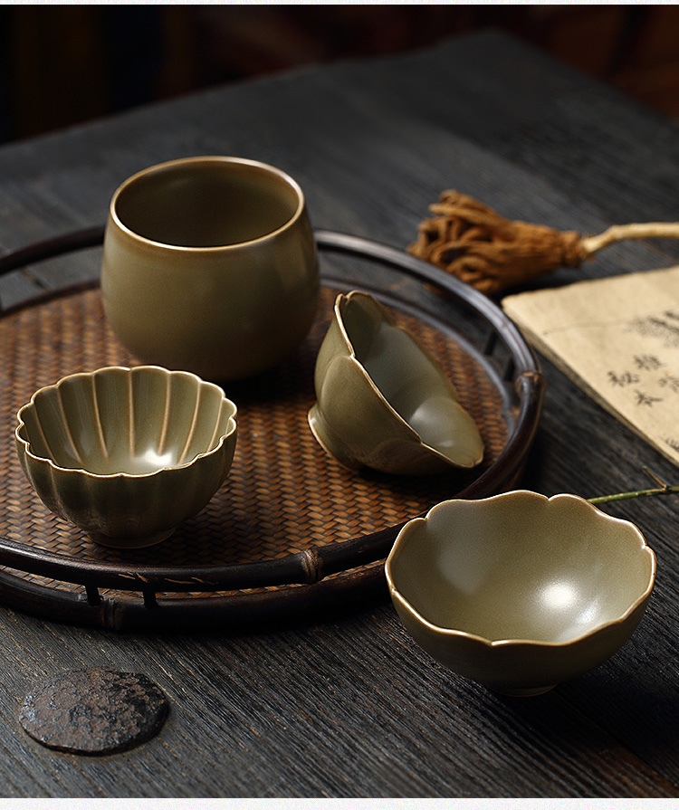 Cloud YunJue color master jingdezhen ceramics by hand cups individual sample tea cup single cup from the lamp that does not open