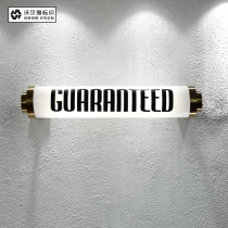 Door head sign Acrylic Round Pipe Luminous Light Box Billboard Door Card to make display cards to make outdoor custom