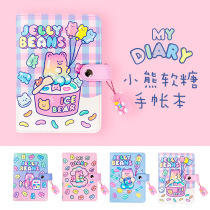 Japanese girl heart cute loose-leaf hand ledger Student super cute detachable ins wind net Red hand ledger A6 set