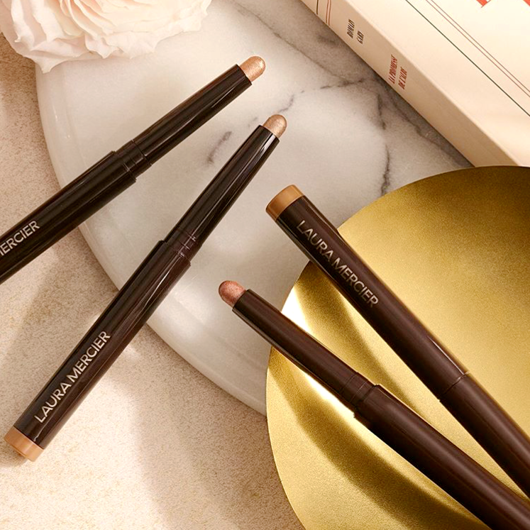 Spot Laura Mercier LM Rolla lying silkworm pen eye shadow pen SugarFrost Rose gold