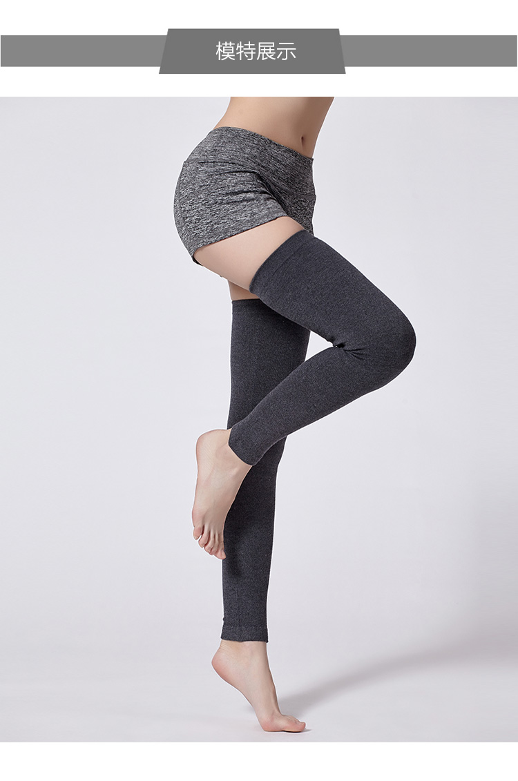Mùa xuân và mùa thu vớ cashmere dài che đầu gối bảo vệ ấm áp vớ bê nam và mắt cá chân của phụ nữ già lạnh chân xà cạp vớ nam xuất khẩu