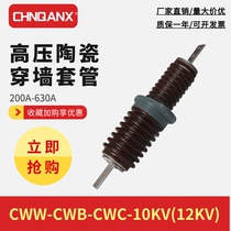 Qianxing CWB-CWLB-10KV 200A-400A-630A outdoor high pressure copper bar through wall casing