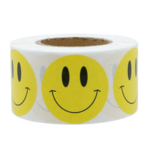 Round expression smiley face stickers kindergarten cartoon praise reward face stickers cute stickers office stationery stickers