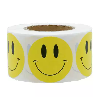 Round Expression Smiley Face Stickers Kindergarten Cartoon Praise reward Face Stickers Cute Stickers Office Stationery Stickers