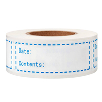 Blue family food storage label sticker refrigerator sticker date content reminder label 150 roll