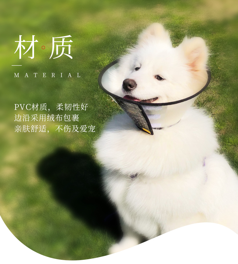 Elizabeth vòng tròn chó mèo chung cổ áo cung cấp Teddy chống cắn cắn chó khử trùng vòng - Cat / Dog hàng ngày Neccessities 	khay đựng đồ ăn cho mèo