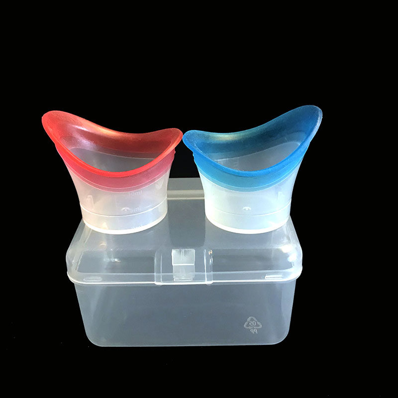 Cycle use original clothing Fureda washout eye cup new silicone cup tool 1 set of delivery plastic special case without leaking liquid