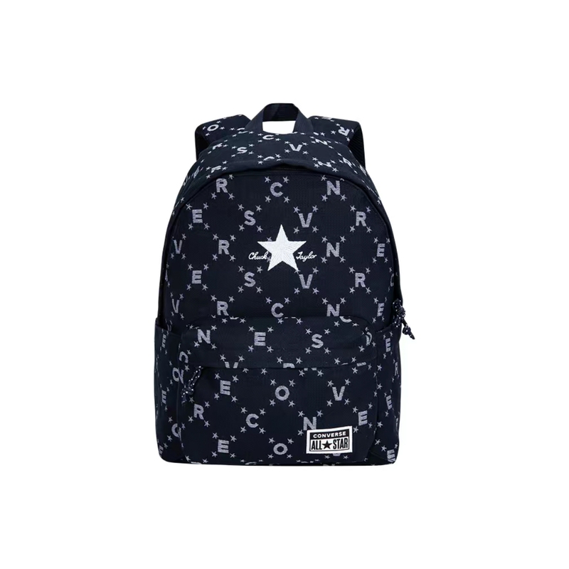 Converse Backpack for Men and Women, Student School Bag, Classic Medium-Sized Backpack, Navy Blue Cv2413014Ps