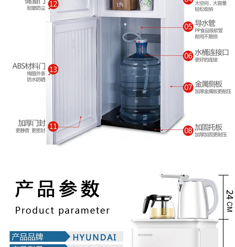 máy lọc nước biển Haier chất lượng thông minh dọc nước nóng lạnh và lạnh nhà tiết kiệm năng lượng văn phòng đặc biệt tự động nước trà thanh máy máy lọc nước ion kiềm kangaroo