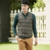 Áo khoác cotton nam mùa thu và mùa đông ngắn ấm áp lót dày áo vest kích thước lớn vest trung niên Áo vest cotton
