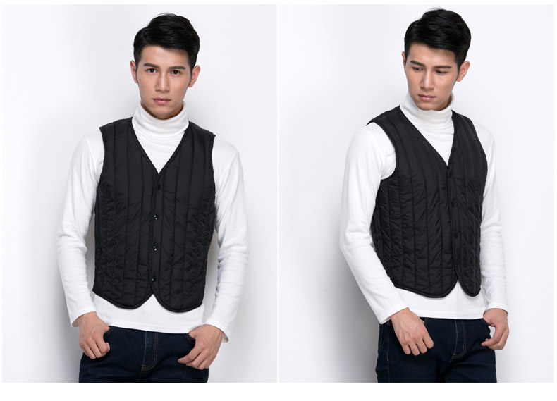 Débardeur homme gilet en nylon pour hiver - Ref 1588696 Image 21