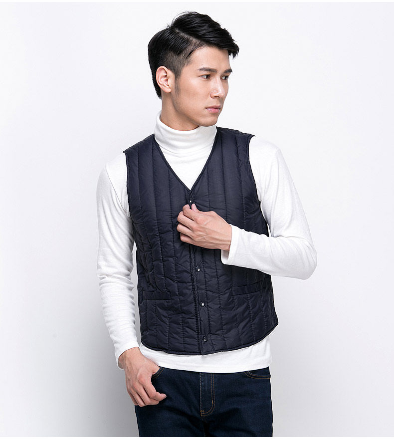 Débardeur homme gilet en nylon pour hiver - Ref 1588696 Image 25