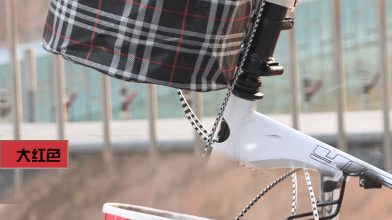 Panier pour vélo en toile - Ref 2257459 Image 17