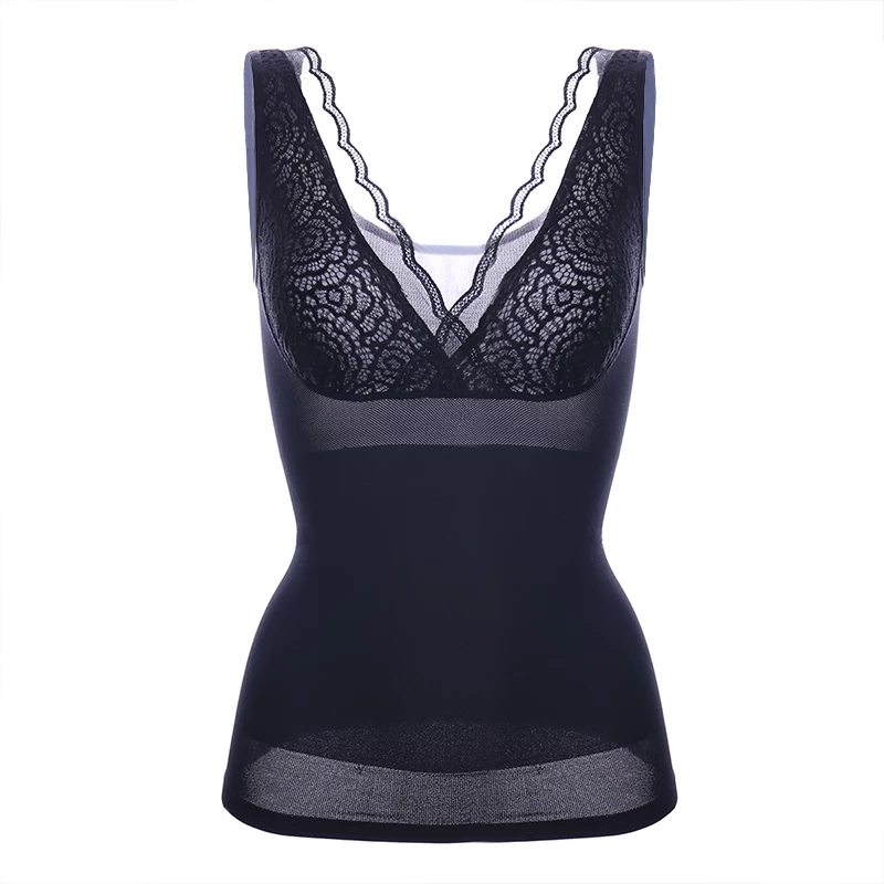 Body ấm vest nữ ren mỏng sexy ngực chặt cơ thể đồ lót nữ thần trong top dưới