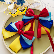 Princess little girl ribbon hairpin clip Korean super fairy hair accessories versatile bow hairpin cute children and girls