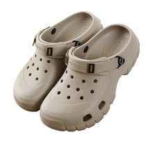 Croc shoes mens new sandals summer Baotou breathable casual beach shoes lightweight wading outdoor non-slip driving shoes