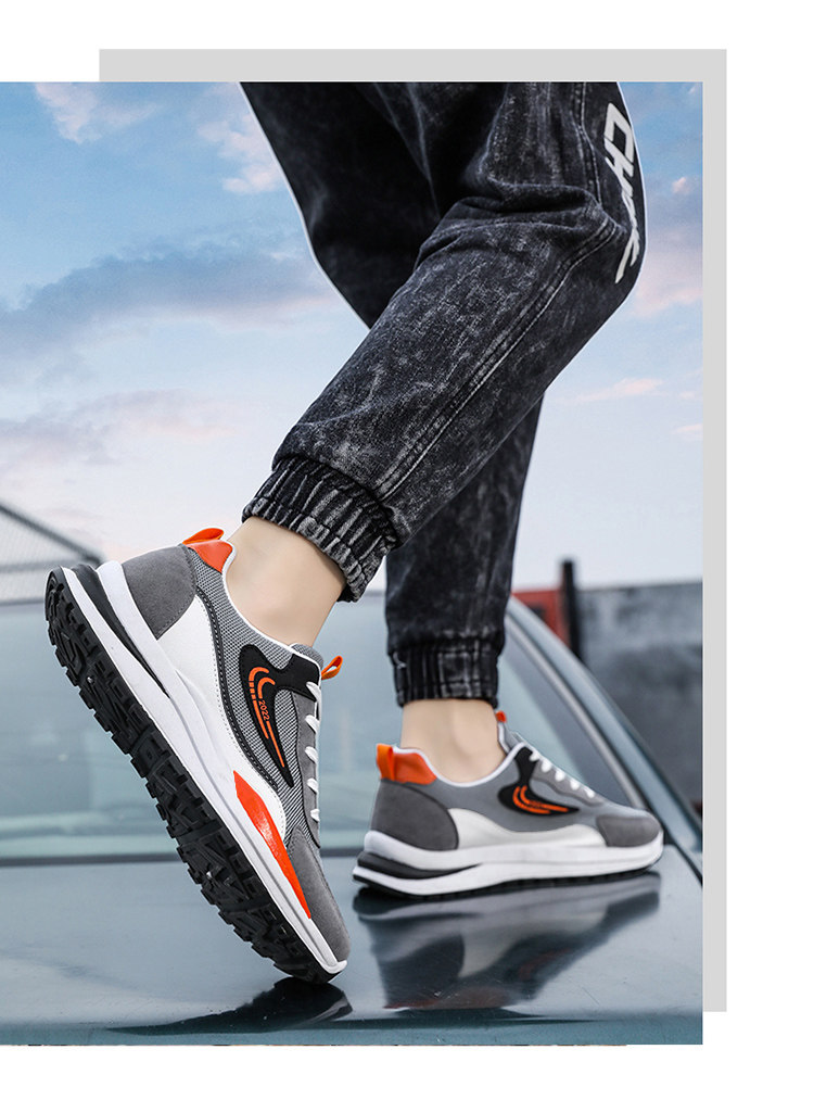 Папа обувь jifanpaul纪梵保罗2025新款老爹运动鞋 增高透气皮面设计