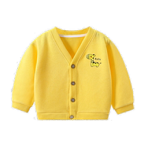 Boys sweaters baseball uniforms coats knitted cardigans autumn clothing spring and autumn new childrens clothing childrens baby autumn trends