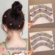 Childrens comb and hairpin to organize broken hair bangs and pull-up comb girls back hair comb baby hairpin hairpin