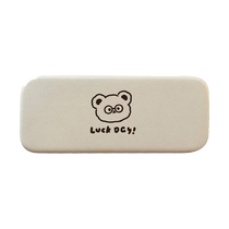 New style portable glasses case for female high school students and boys high-end anti-stress simple myopia glasses storage box