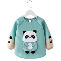 Childrens autumn and winter baby smock eating bib baby protective clothing waterproof anti-dirty reverse dressing apron for women
