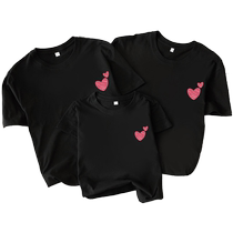Parent-child clothing summer new short-sleeved T-shirt boys summer style family of three and four mother-daughter mother-child clothing girls summer clothing