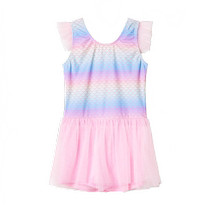 Childrens swimsuit girl summer mermaid one-piece swimsuit girl split skirt little princess swimsuit hot spring