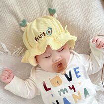Baby hats autumn and winter baby fisherman hats Korean style cute and super cute male and female babies infants and toddlers basin hats spring