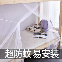 Mosquito net encrypted student dormitory mosquito net universal bottom bunk single bed dormitory dormitory bedroom special mosquito net