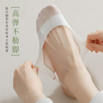 Socks for women summer thin shallow socks non-slip non-falling high heels invisible boat socks leather shoes versatile summer socks