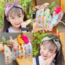 Childrens bow headband female summer Korean girls headband hair accessories cute hairpin baby princess hairpin headdress
