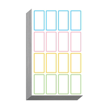 标签不干胶贴纸防水防撕手写名字贴小标签收纳化妆品护肤品分类记号贴水杯标签纸宝宝姓名贴便签冰箱厨房调料