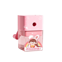 Automatic pen feed hand-operated pencil sharpener pencil sharpener pencil sharpener cartoon cute portable pencil sharpener