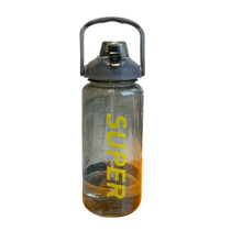 2000ml large capacity water cup for boys and girls 2024 new high temperature resistant double drink sports water bottle water bottle ton bucket cup