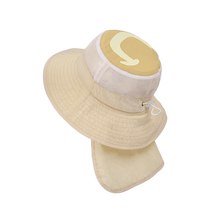 Childrens hat summer boys and girls baby outdoor sun protection sun hat large brim shawl sunshade breathable fisherman hat