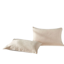 Type A waffle cotton pillow cover pair of cotton gauze pillow covers sweat-proof four seasons students and adults couples