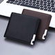 Men's Wallet Short Style Ultra-Thin Men's Business Wallet Student Wallet Men's Casual Card Holder Card Case Two-In-One Trendy