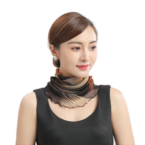 Sunscreen veil womens summer face mask face mask full face mask thin sunshade mask neck guard neck hanging ear