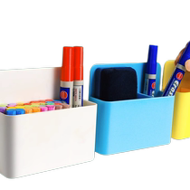 Magnetic hangable and absorbable pen holder whiteboard pen storage box blackboard wall hanging large capacity magnet pen box magnetic magnetic suction chalk wall hanging blackboard wall wiper chalk box pen hanging type