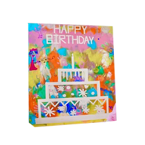 Shake-in-the-same birthday graffiti DIY material drawing board frame washed paint baby children gift custom birthday painting