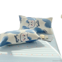 A pair of cartoon pillowcases for home use pure washed cotton 48×74cm single new student dormitory pillowcase